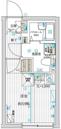 Innotate渋谷の物件間取画像